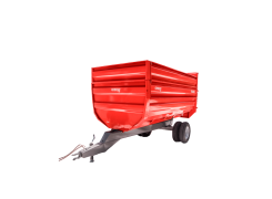 Carreta Agrícola Metalica Hidráulica 5T Forrageira  Cemag  1 Eixo Rodado Duplo Resistência e Versatilidade para Transporte Agrícola