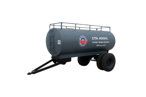Carreta Tanque CTA 4000L 1 Eixo RD Duplo sem pneus 