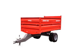 Carreta Agrícola Metalica Hidráulica 5T Graneleira - Cemag - Eixo Tandem/Rodado Simples: Resistência e Eficiência para Transporte Agrícola	