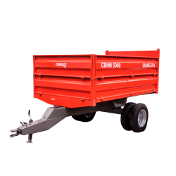 Carreta Agrícola Metalica Hidráulica 5T Graneleira - Cemag - Eixo Tandem/Rodado Simples: Resistência e Eficiência para Transporte Agrícola	