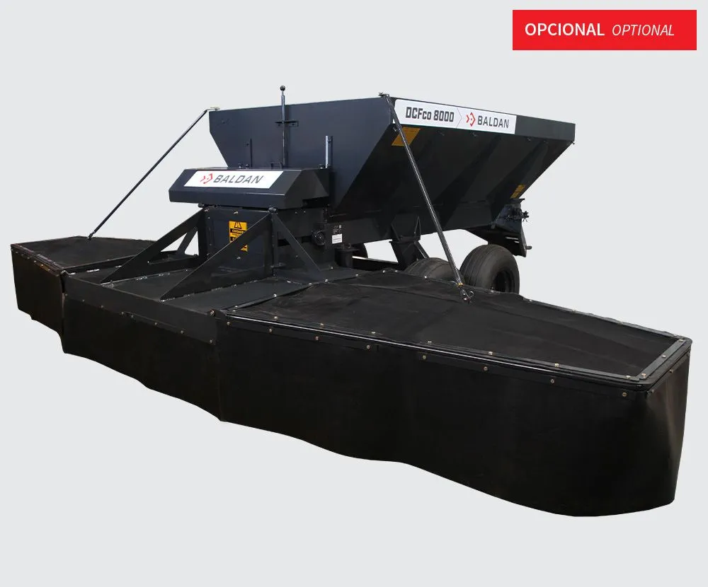 Distribuidor de Calcário e Adubo DCFC 6000 - BALDAN: Transmissão por Correias com Pneus