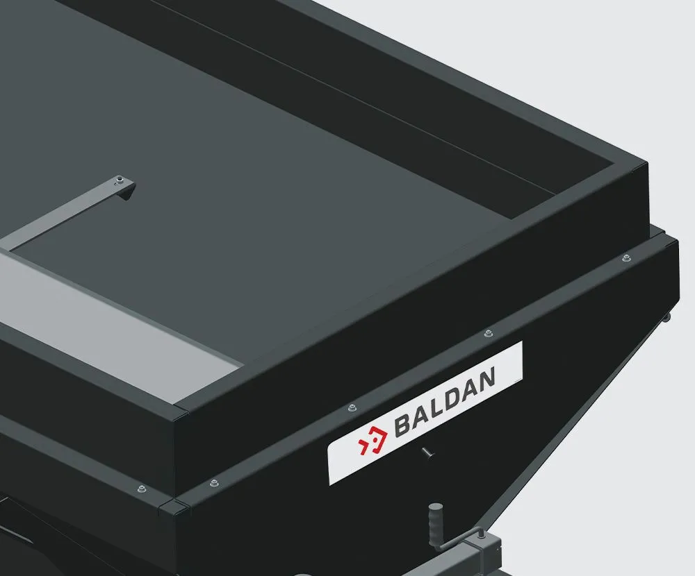 Distribuidor de Calcário e Adubo DCFC 6000 - BALDAN: Transmissão por Correias com Pneus