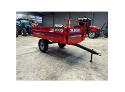 Carreta Metálica Basculante Manual 3T 1 Eixo RS Tadeu 